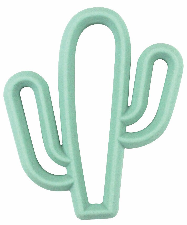 Itzy Ritzy Chew Crew Silicone Baby Teether - Cactus 