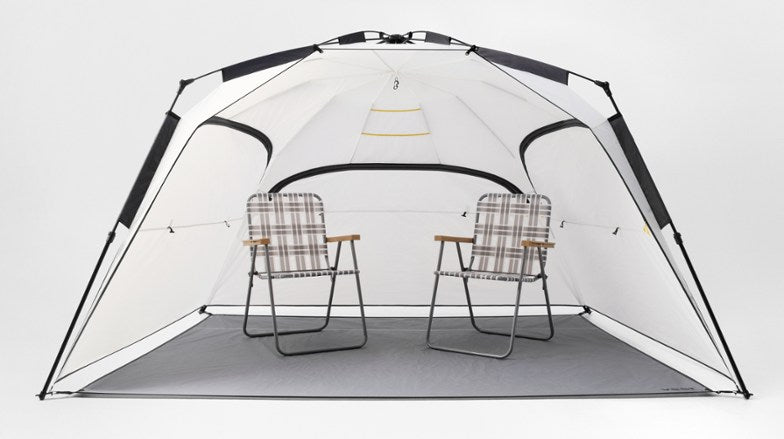 Veer Family Basecamp Tent with Chairs inside - White