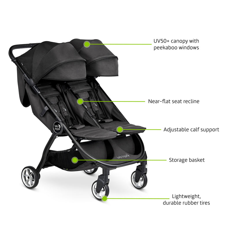Baby Jogger City Tour 2 Double Stroller features