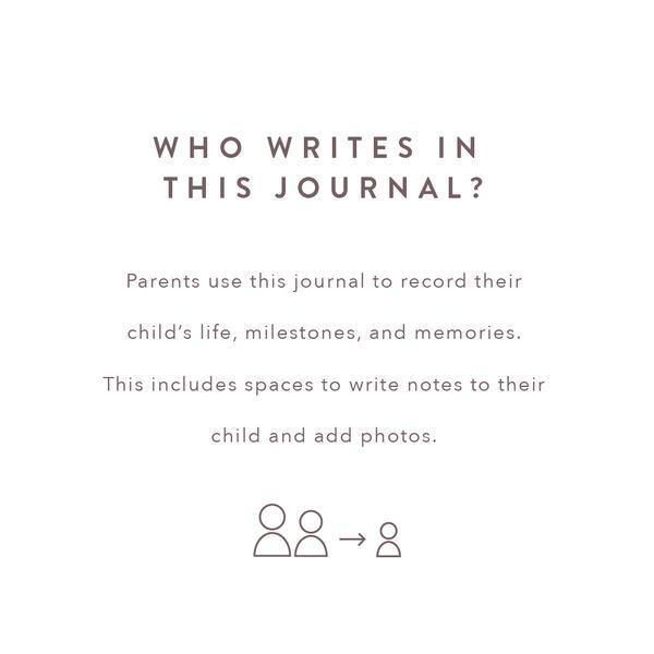 Promptly Journals Childhood History Journal - Womb to 18 Years