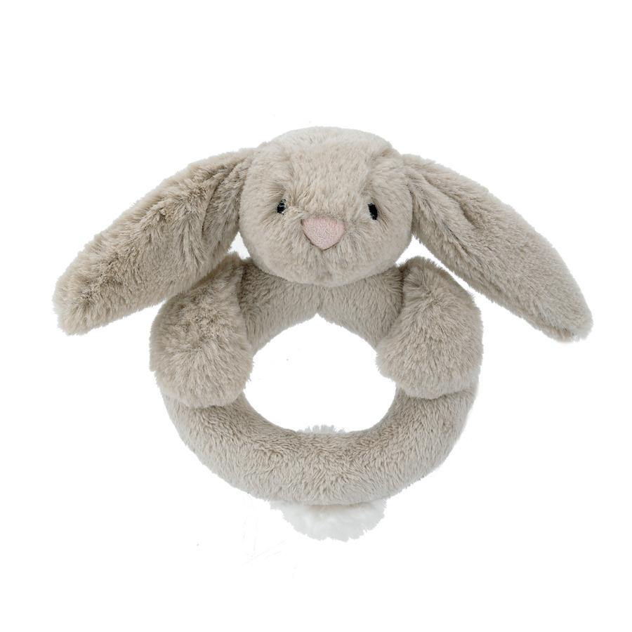 Jellycat Bashful Ring Rattle - Beige Bunny