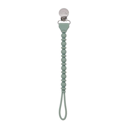 Itzy Ritzy Sweetie Strap Beaded Pacifier Clip - Succulent
