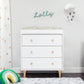 Babyletto Lolly 3-Drawer Changer Dresser with Removable Changing Tray - White/Natural in home
