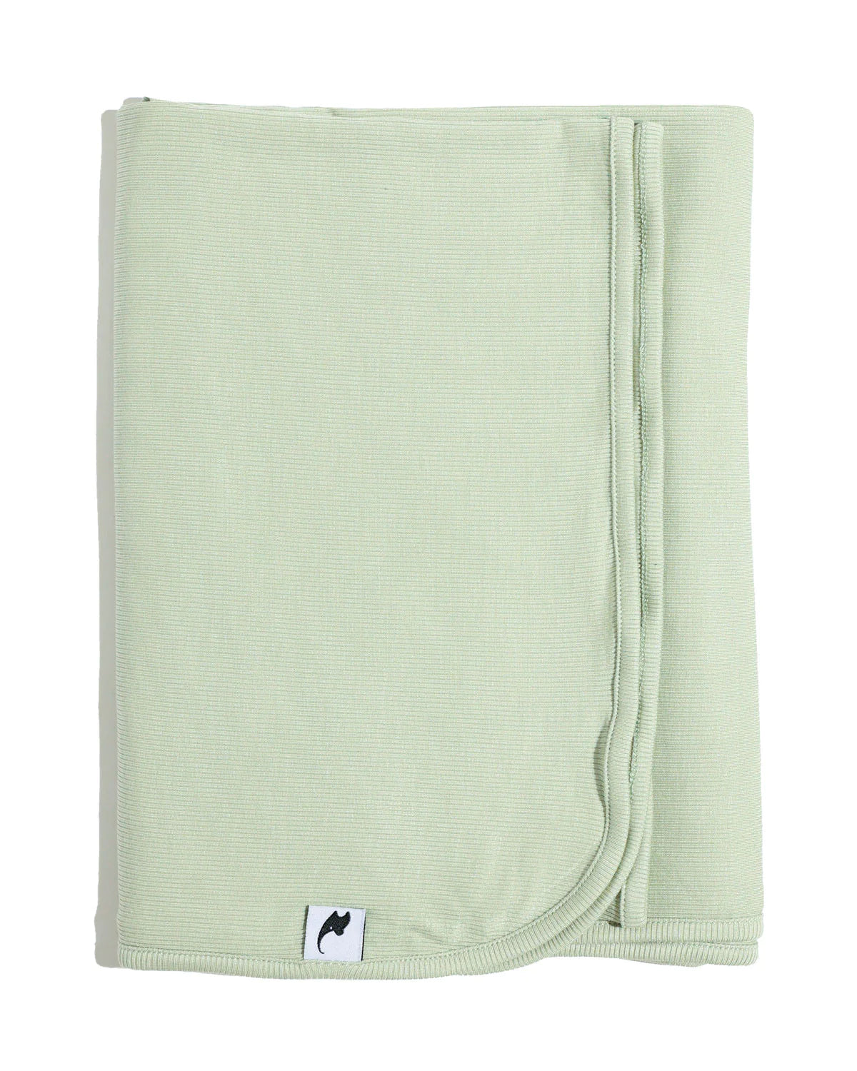 Quinn St Ribbed Stretchy Swaddle - Sage