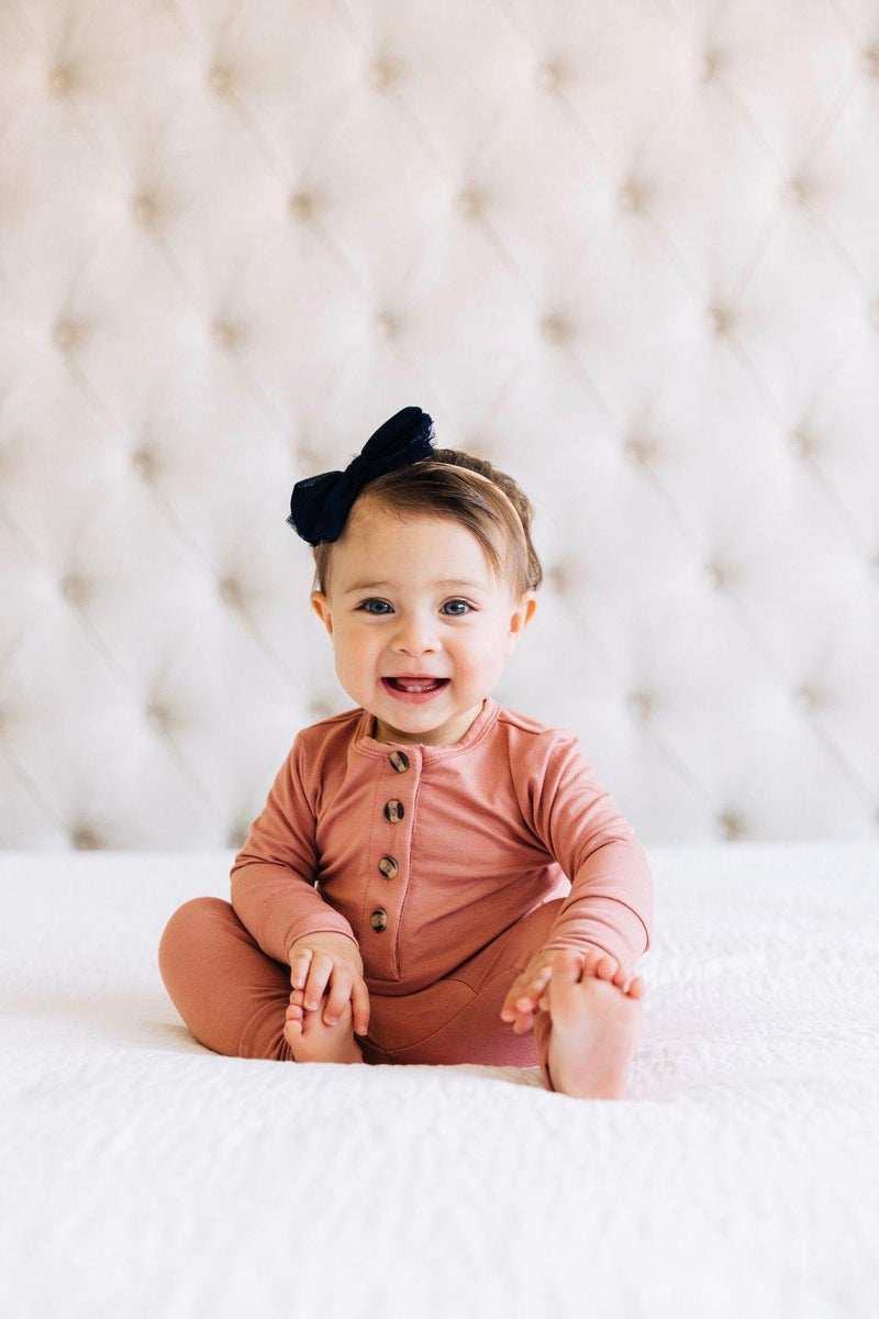 Baby wears Lou Lou and Company Top and Bottoms - Blakely