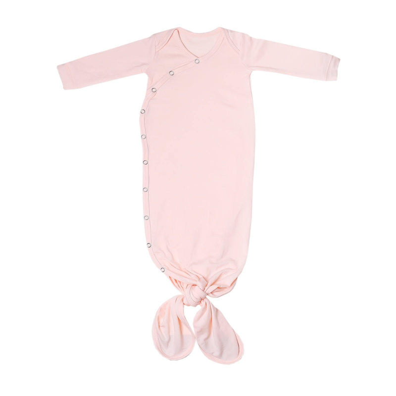 Copper Pearl Newborn Knotted Gown - Blush