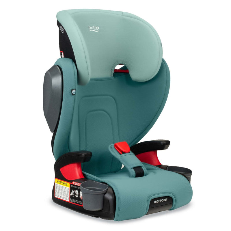 Britax Highpoint 2-Stage Belt-Positioning Booster Car Seat - Safewash Green Ombre