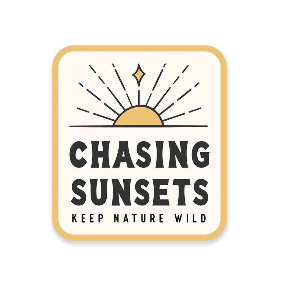 Keep Nature Wild Chasing Sunsets Sticker