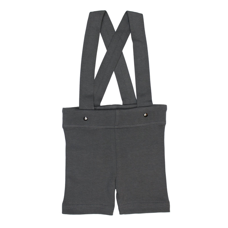 Lovedbaby Suspender Shorts - Gray