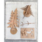 Creative Co-op Kraft Paper Tree Decoration - Brown