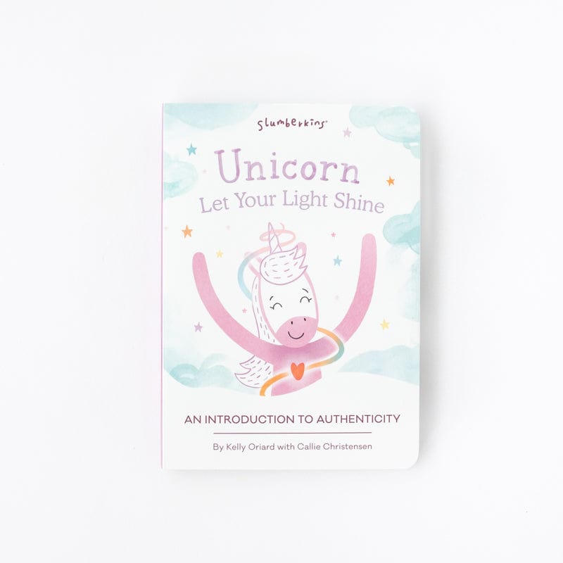 Slumberkins Unicorn Snuggler - Rose book