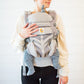 Mom wearing baby in Ergobaby Omni 360 Cool Air Mesh Carrier - Pearl Grey