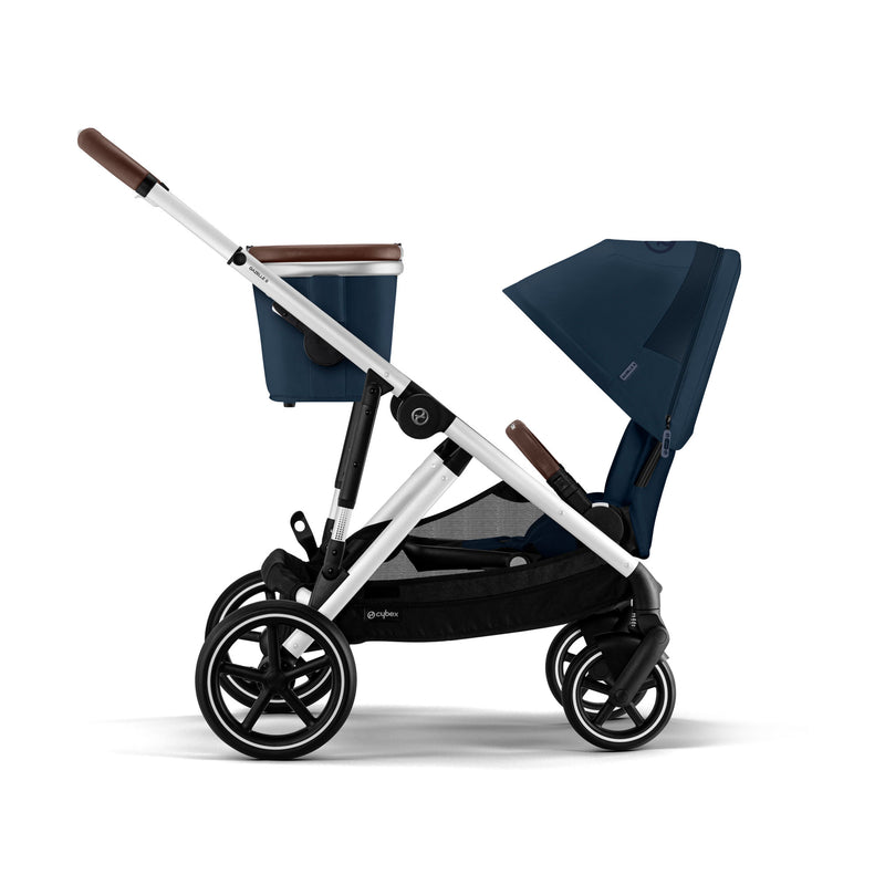 cybex gazelle shopping basket Cybex Gazelle S Stroller Moon Black/Silver Frame