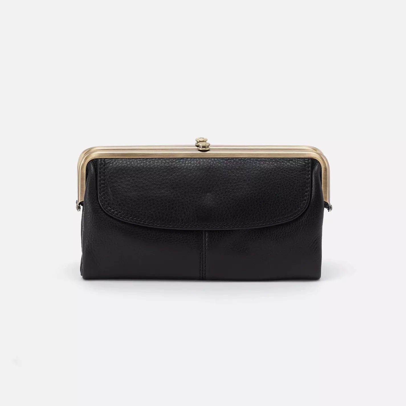 Hobo Bags Lauren Clutch Wallet - Velvet Hide - Black