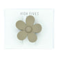 High Fives Flower Hair Claw Clips 2.95" - Taupe