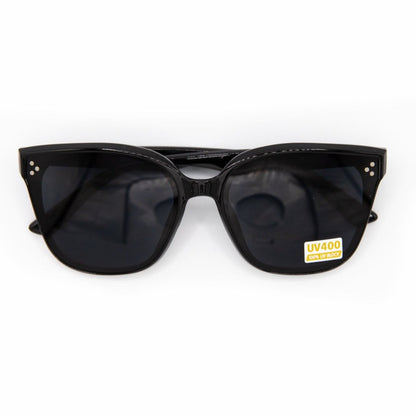 Fame Women's Acetate Wayfarer Sunglasses - Black