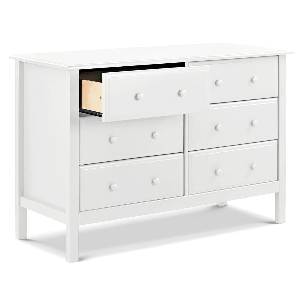 DaVinci Jayden 6-Drawer Double Wide Dresser - White