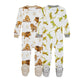Burt's Bees Organic Cotton Pajamas 2 Pack - Lions Roar - Fossil