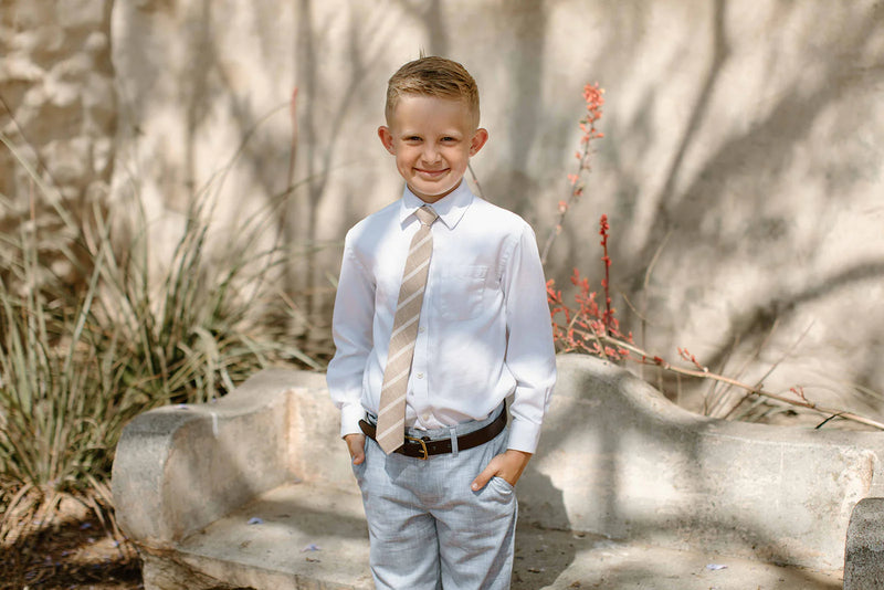 Boy wearing Boon Ties Boys' Tie - La Jolla