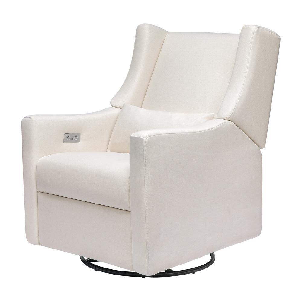 Babyletto Kiwi Glider Recliner w/ Electronic Control and USB - Performance Cream Eco-Weave