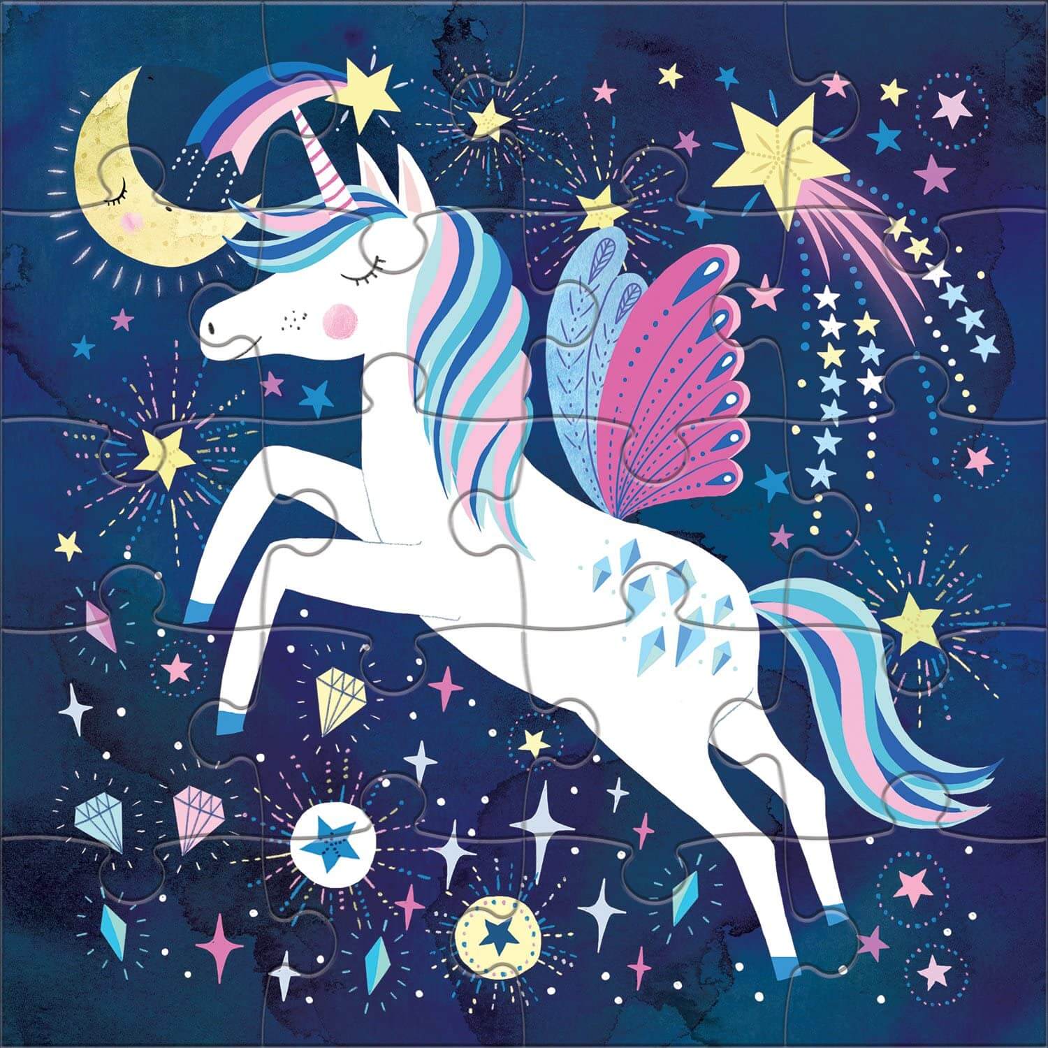 Mudpuppy Magnetic Puzzle - Magical Unicorn
