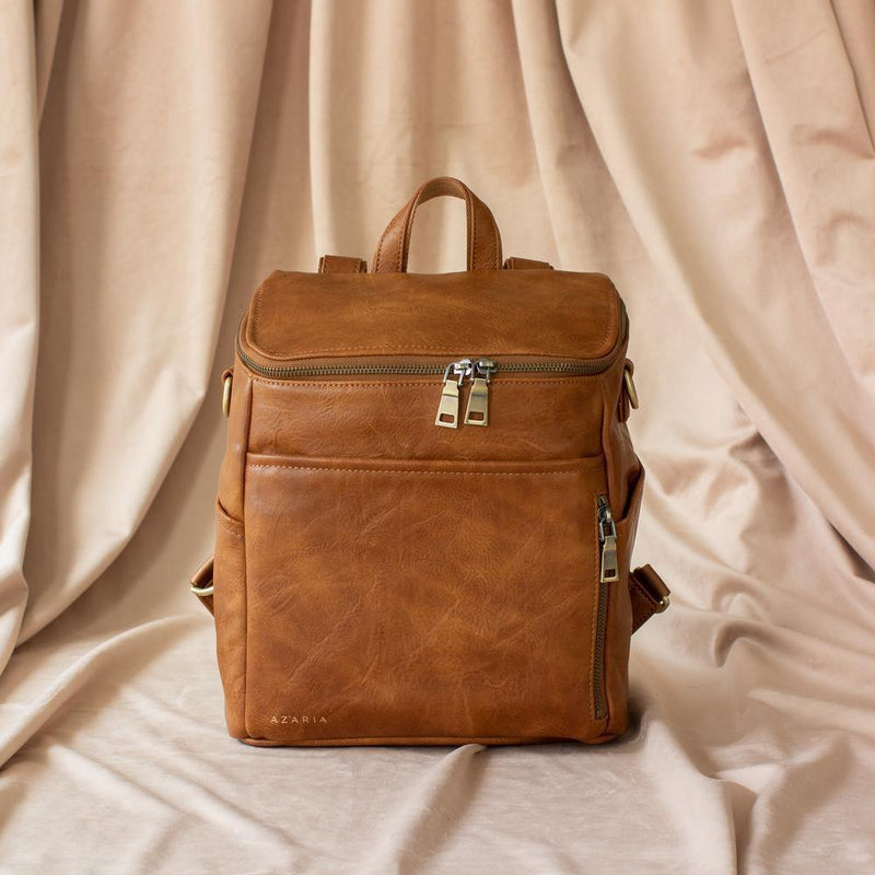 azaria leather backpack La Mre Original Vegan Diaper Bag Find the perfect diaper bag today! La Jolie Luxe Diaper Bag