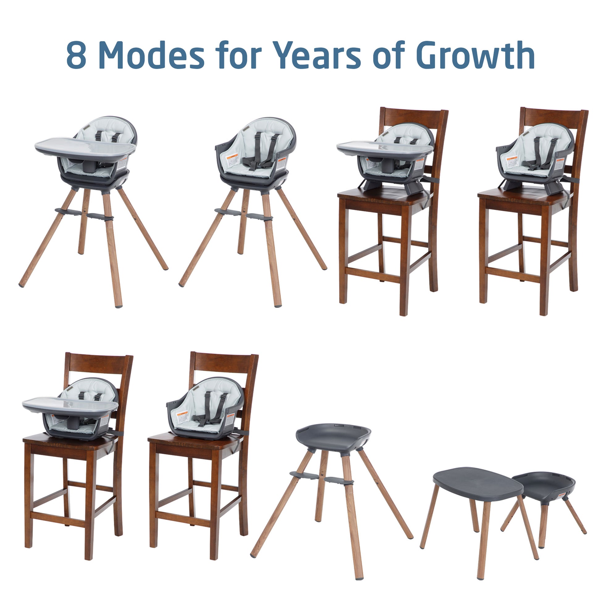 Maxi-Cosi Moa 8-in-1 High Chair - Essential Graphite