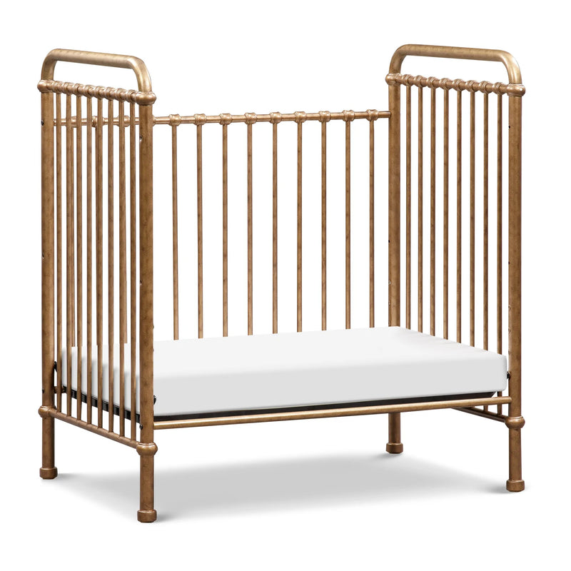 Namesake Abigail 3-in-1 Convertible Mini Crib - Vintage Gold