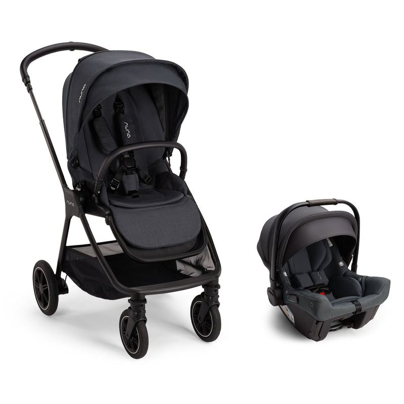 nuna baby stroller car seat combo Nuna PIPA Urbn + TRIV Next Travel System Caviar