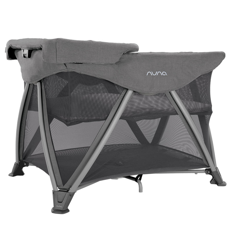 Nuna SENA Aire Play Yard with Zip-Off Bassinet and Changer - Granite