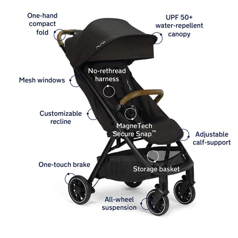 Nuna TRVL Stroller The Baby Cubby - Main Image