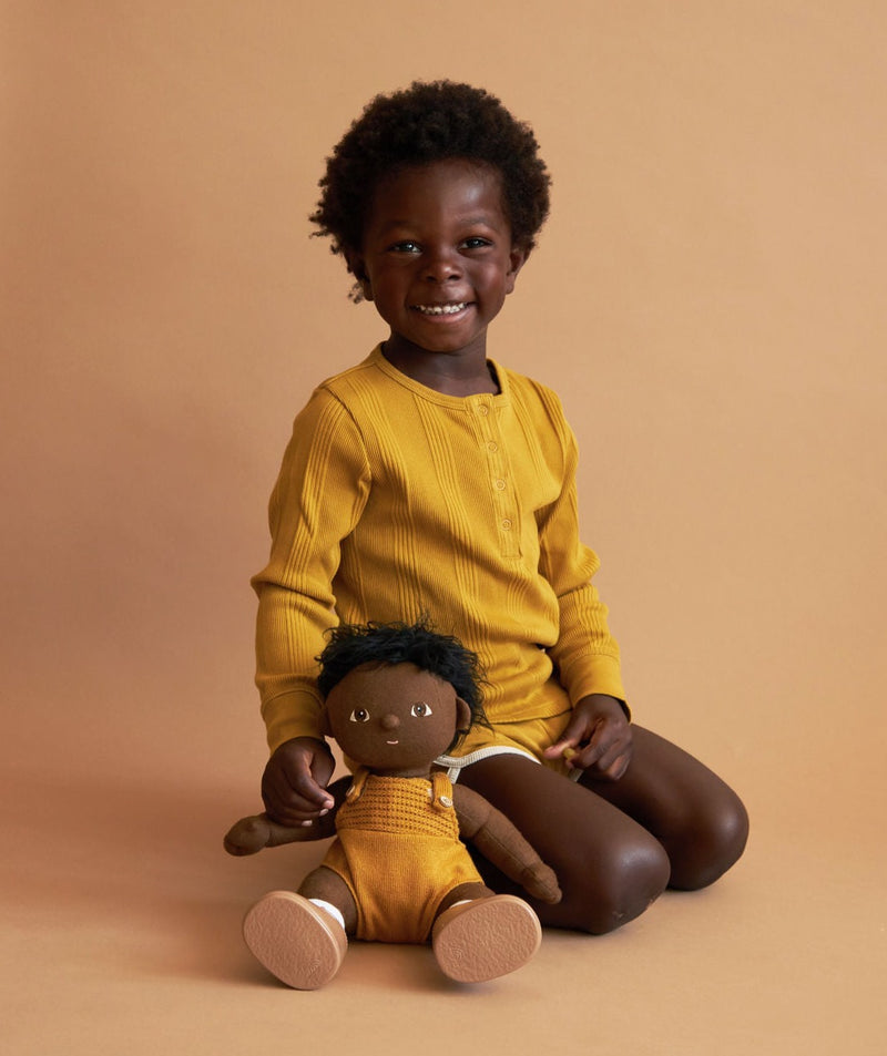 Boy with Olli Ella Dinkum Doll - Tiny