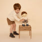 Boy with Olli Ella Dinkum Doll - Pumpkin
