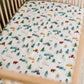 Loulou LOLLIPOP Fitted Crib Sheet - Adventure Begins