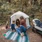 Veer Basecamp Tent with Mother and Child - White