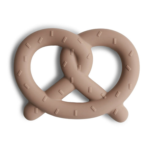 Mushie Pretzel Teether - Natural