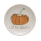 Creative Co-op Stoneware Plate with Thanksgiving Phrases - 5" - Call Me Pumpkin