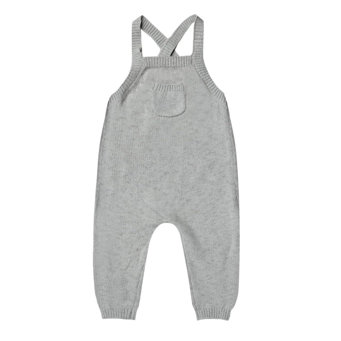 Quincy Mae Knit Overall - Sky Heather
