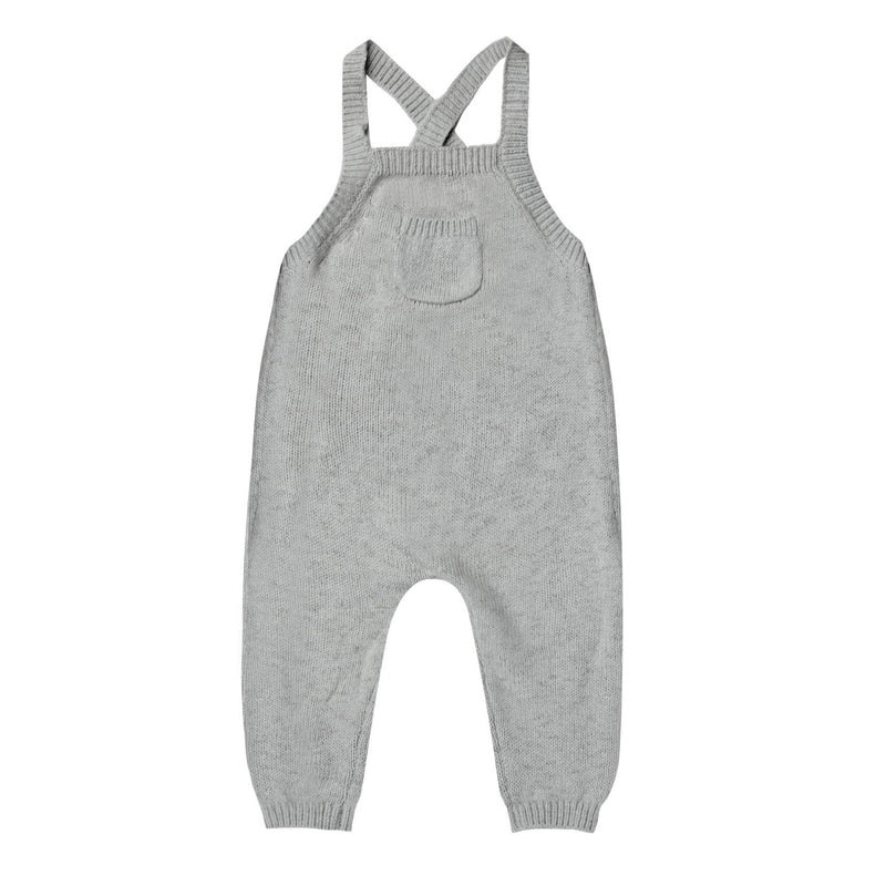 Quincy Mae Knit Overall - Sky Heather