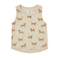 Rylee and Cru Muscle Tank - Leopard - Natural