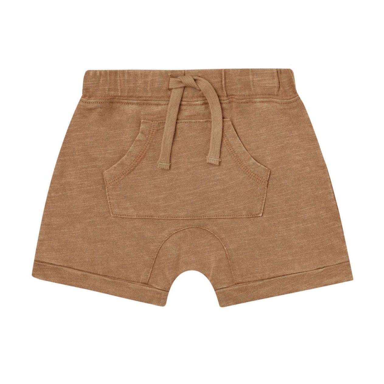 Rylee and Cru Front Pouch Short - Camel