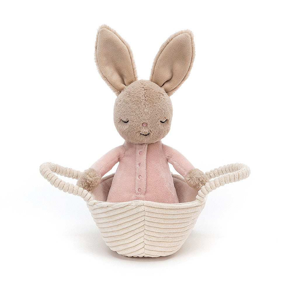 Rock-A-Bye Bunny with Cradle