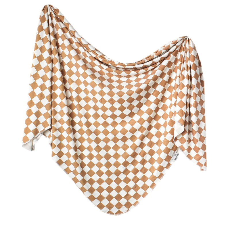Copper Pearl Knit Swaddle Blanket - Rad