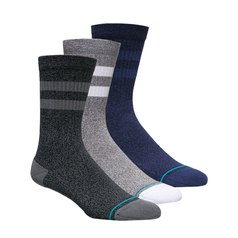 Stance Adult Crew Socks - The Joven 3 Pack - Grey | The Baby Cubby