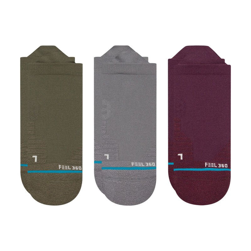 Stance Adult Tab Socks - Army 3 Pack - Multi 