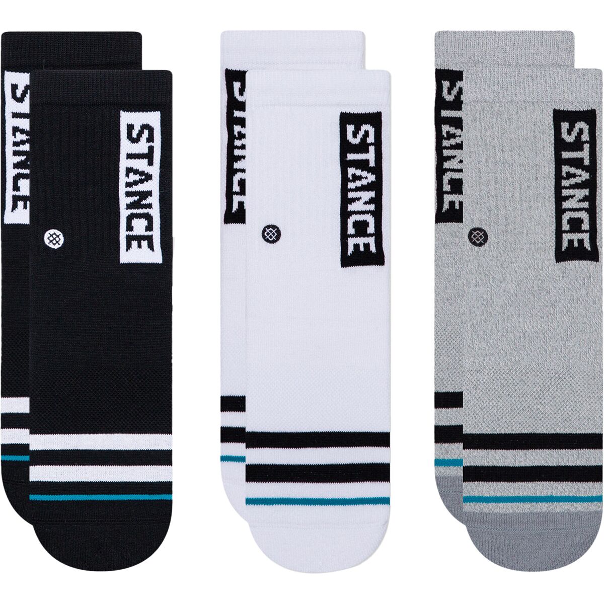 Stance Kids' Crew Socks - OG St 3 Pack - Multi 