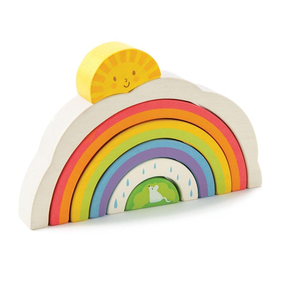 Tender Leaf Toys Rainbow Tunnel Puzzle