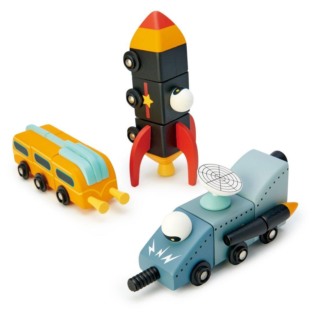 Tender Leaf Toys Space Race Space Vehicles