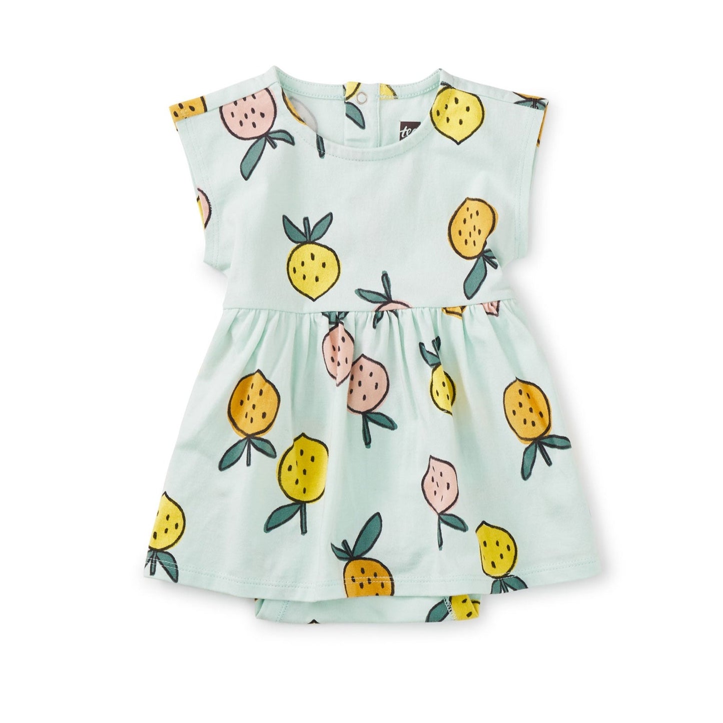 Tea Collection Baby Bodysuit Dress - Lovely Limones
