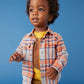 Tea Collection Flannel Button Up Baby Shirt - Kobe Plaid 